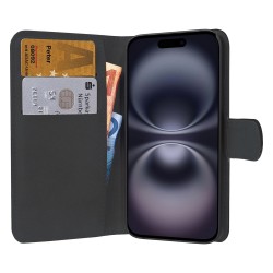 PEDEA Book Cover Classic fr Apple iPhone 16 Plus black — Buy in Cyprus with Fast Delivery