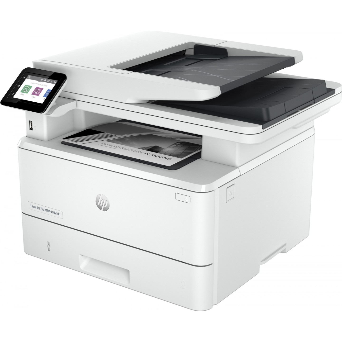 HP LaserJet Pro MFP 4102fdn - Mono Laser MFP - White, Duplex, ADF, LAN, 40 ppm — Buy in Cyprus with Fast Delivery