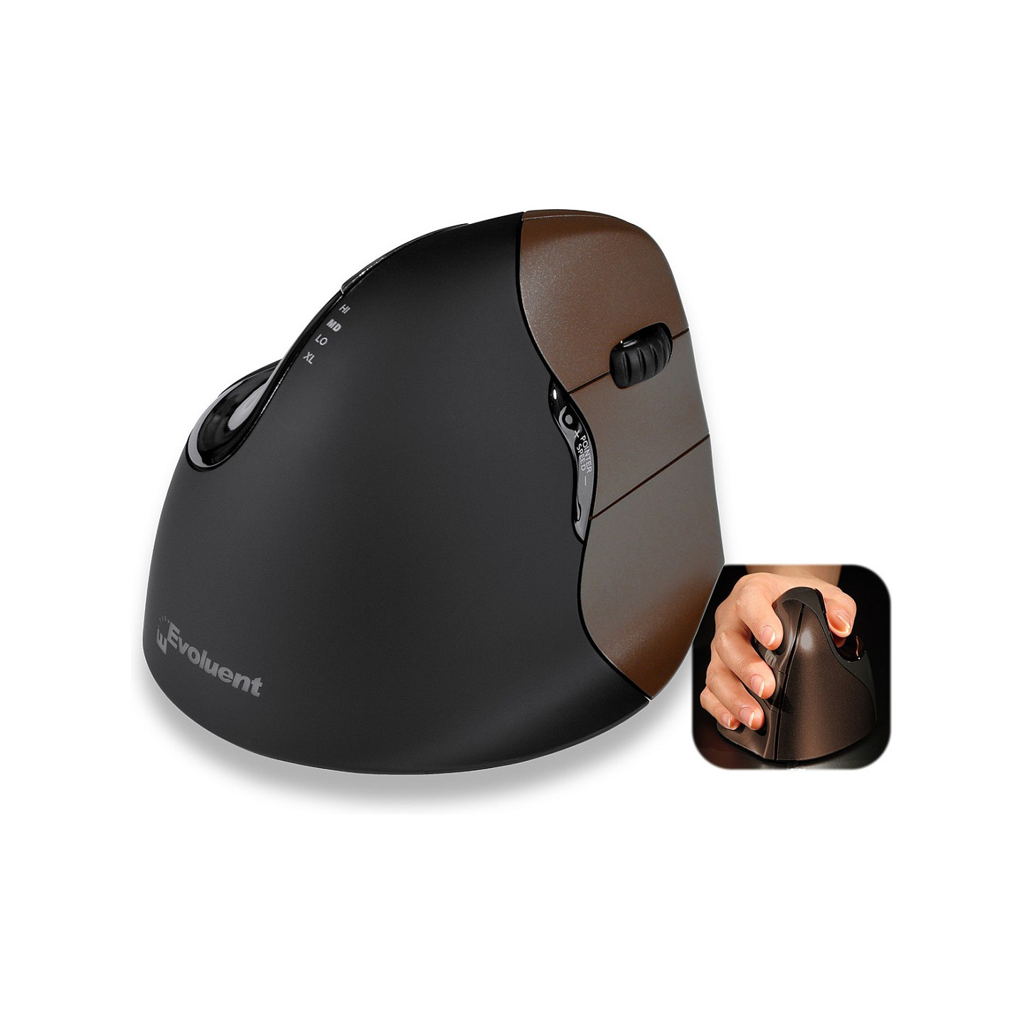 Evoluent Vertical Mouse 4 small right hand 6 buttons wireless — Buy in Cyprus with Fast Delivery