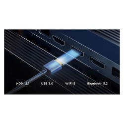 108cm 43' (3840x2160) TCL 43T69C 16:9 LED 60Hz 3x HDMI 1x USB LAN WLAN Google TV Dolby Audio HDR10 Black