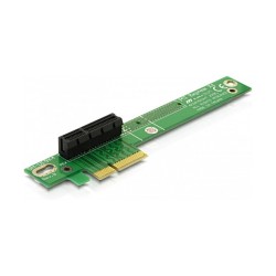 Riser Karte PCI Express x4 to x4 90° links gewinkelt — Buy in Cyprus with Fast Delivery