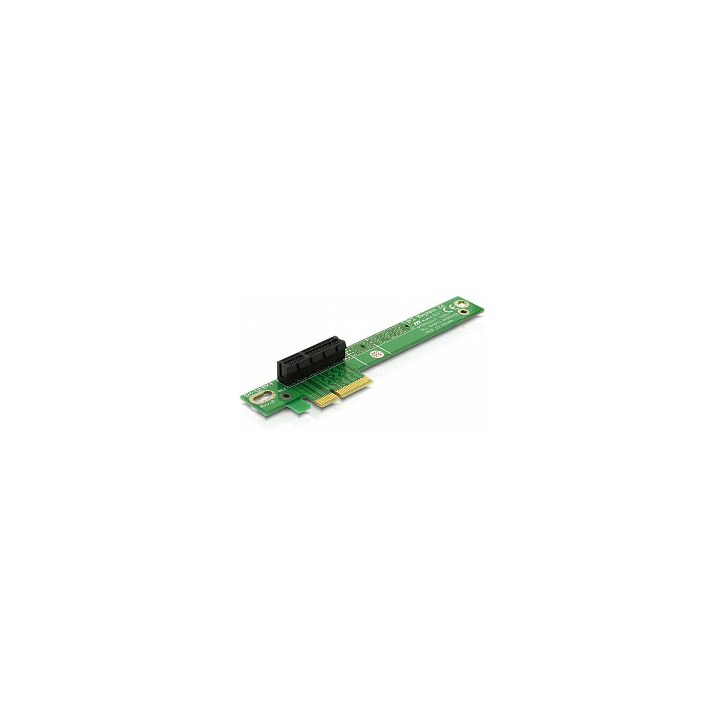 Riser Karte PCI Express x4 to x4 90° links gewinkelt — Buy in Cyprus with Fast Delivery