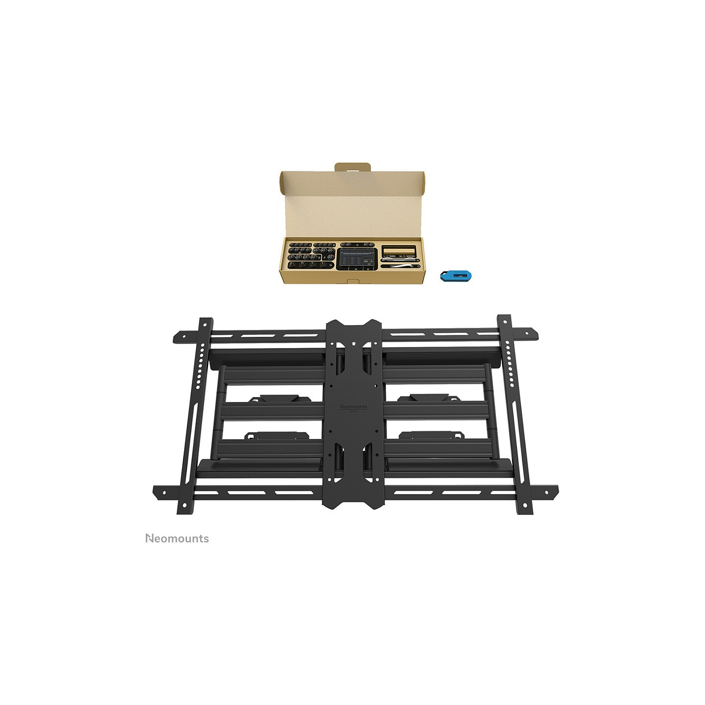 Neomounts WL40S-850BL18 bewegliche Wandhalterung für 43-86' Bildschirme - Schwarz — Buy in Cyprus with Fast Delivery