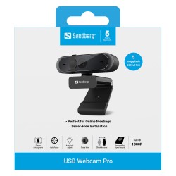 Sandberg 133-95 Webcam Pro 1920x1080 Full HD — Buy in Cyprus with Fast Delivery