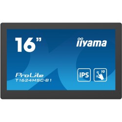 Buy iiyama T1624MSC-B1 - 15.6-inch Full HD IPS PCAP 10pt Touchscreen Monitor, HD... in Cyprus, Nicosia, Limassol, Larnaka, Pafos