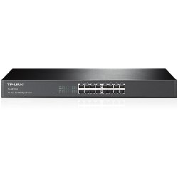 Buy TP-Link TL-SF1016 - 16-Port 10/100Mbps Unmanaged Rackmount Switch, 1U, Black in Cyprus, Nicosia, Limassol, Larnaka, Pafos
