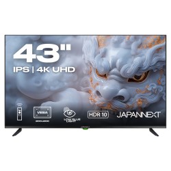 109.2cm 43' (3840x2160) JAPANNEXT JN-IPS430UHD60F 16:9 IPS 60Hz HDMI USB WLAN Speaker Black — Buy in Cyprus with Fast Delivery