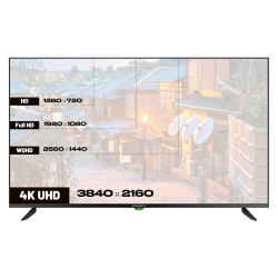 109.2cm 43' (3840x2160) JAPANNEXT JN-IPS430UHD60F 16:9 IPS 60Hz HDMI USB WLAN Speaker Black — Buy in Cyprus with Fast Delivery