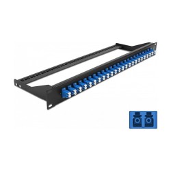 Delock 19? LWL Patchpanel 24 Port LC Duplex blau — Buy in Cyprus with Fast Delivery