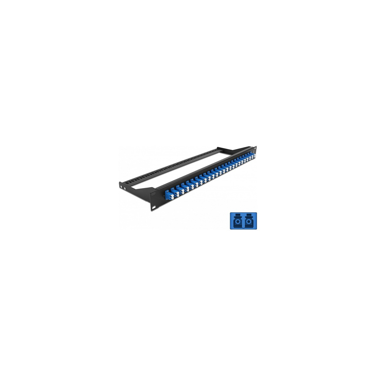 Delock 19? LWL Patchpanel 24 Port LC Duplex blau — Buy in Cyprus with Fast Delivery