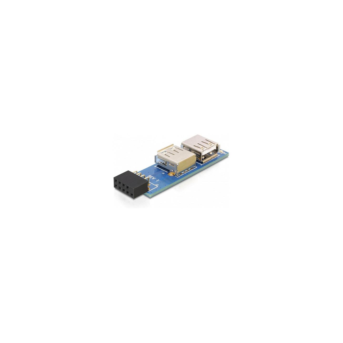 Adapter USB - to 9 pin USB 2.0 header — Buy in Cyprus with Fast Delivery
