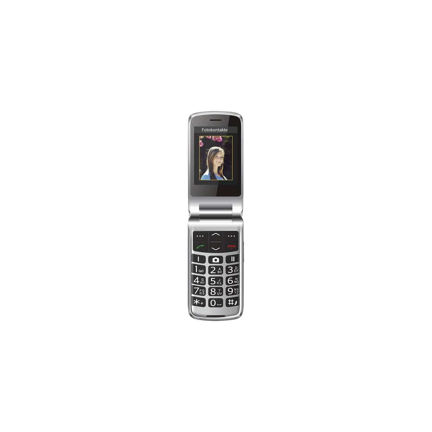 Beafon SL645 - 2G. Silver Line. Grotastenklapphandy. schwarz-silber — Buy in Cyprus with Fast Delivery