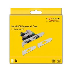 PCI Express x1 Karte zu 2 x Seriell RS-232 — Buy in Cyprus with Fast Delivery