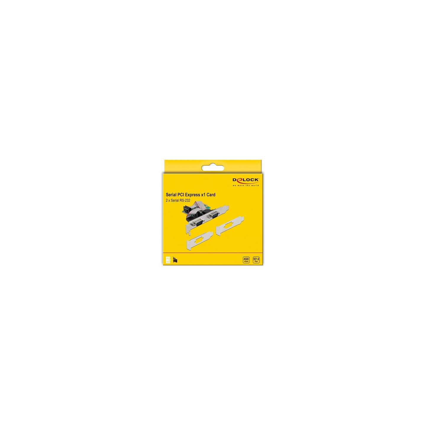 PCI Express x1 Karte zu 2 x Seriell RS-232 — Buy in Cyprus with Fast Delivery