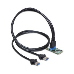 Delock Mini PCIe I O PCIe full size 1 x 19 Pin USB 3.0 Pin Header — Buy in Cyprus with Fast Delivery