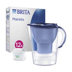 BRITA Tischwasserfilter Marella blau inkl. 12 Filter — Buy in Cyprus with Fast Delivery