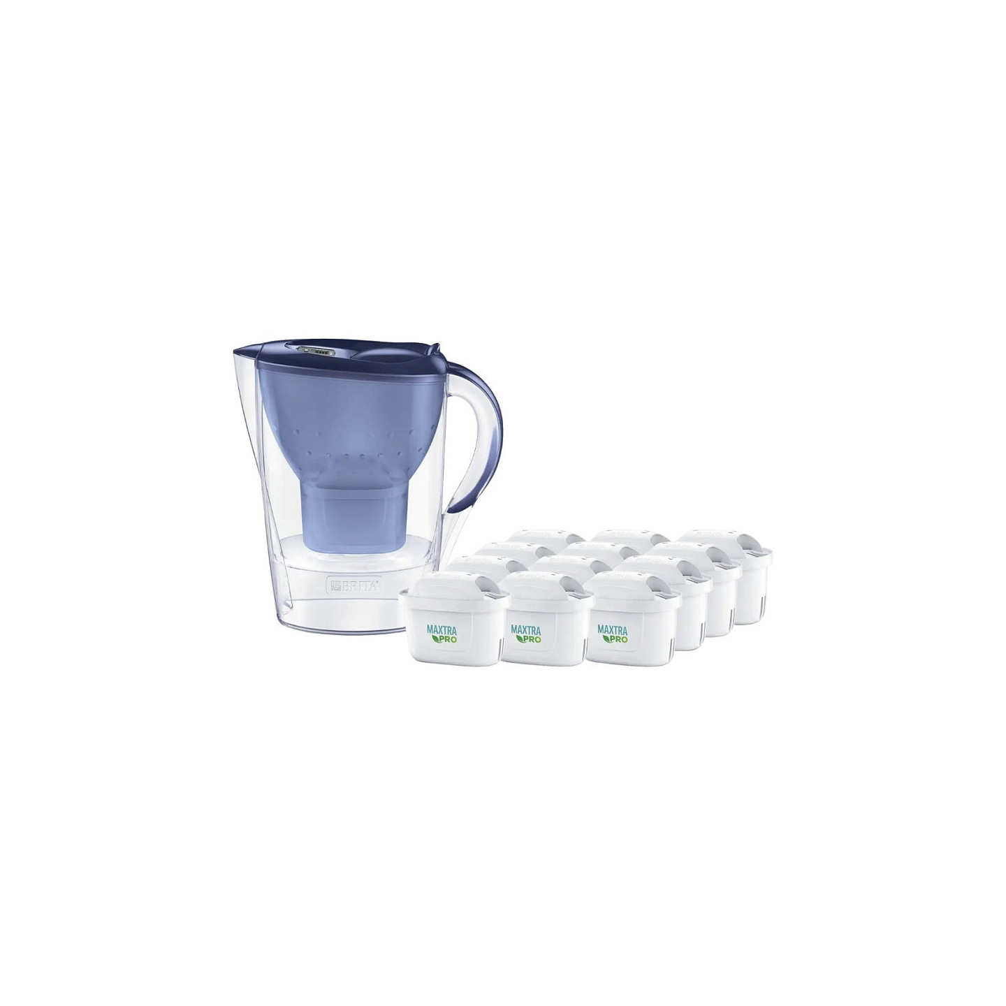 BRITA Tischwasserfilter Marella blau inkl. 12 Filter — Buy in Cyprus with Fast Delivery