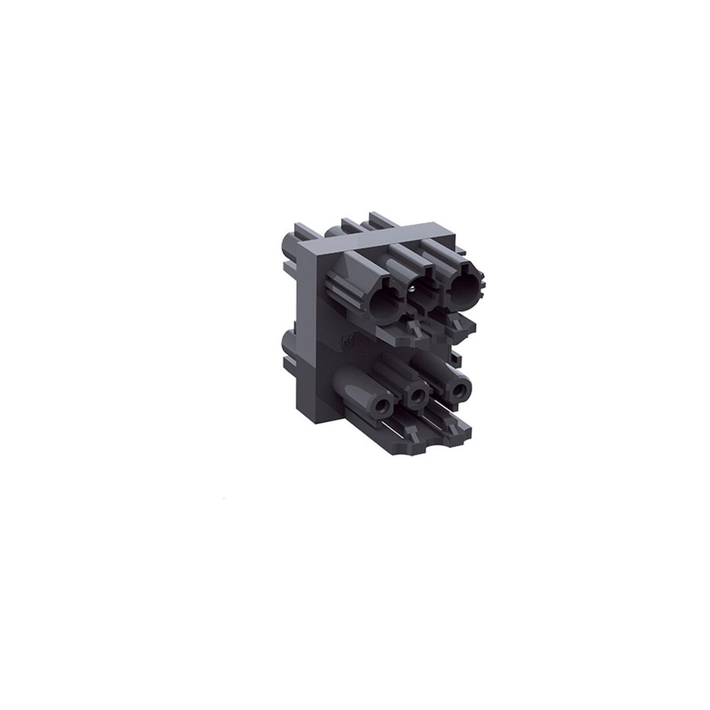 BACHMANN Verteilerblock WIELAND GST18 1xIn 3xOut mit Verriegelungslaschen schwarz — Buy in Cyprus with Fast Delivery