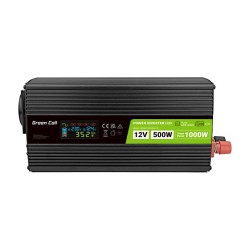 Green Cell KFZ Spannungswandler Power Inverter 12V to 230V 500W 1000W Display — Buy in Cyprus with Fast Delivery
