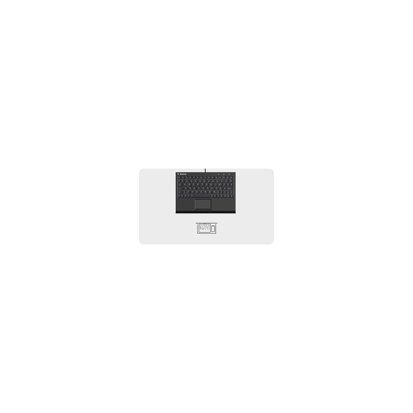 KeySonic KSK-3211ELU (DE) Super-Mini Touchpad schwarz — Buy in Cyprus with Fast Delivery