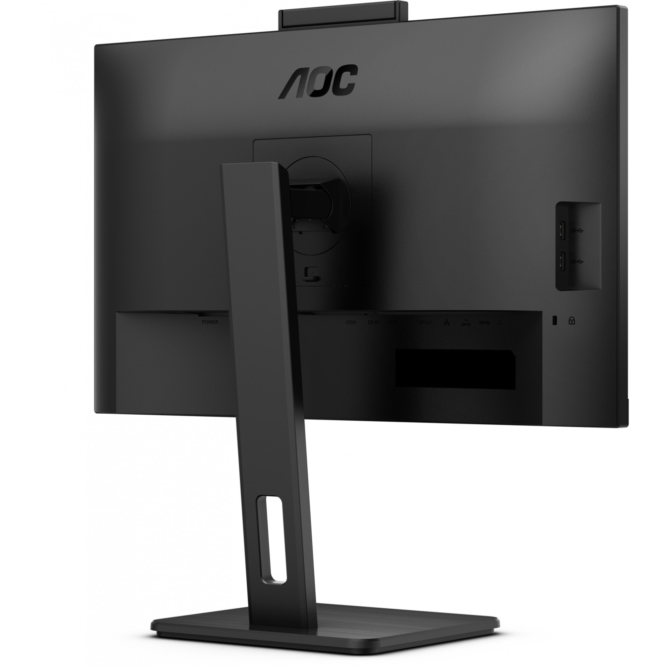AOC Q27P3QW - 27-inch QHD IPS Monitor - 2560x1440, 75Hz, 4ms, USB 3.2 Hub, Height-Adjustable, Black