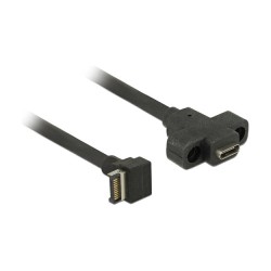 USB3.1 Pfostenstecker Key A to 1 x USB 3.1 Gen 2 Type-CTM Buchse zum Einbau 45 cm Delock — Buy in Cyprus with Fast Delivery