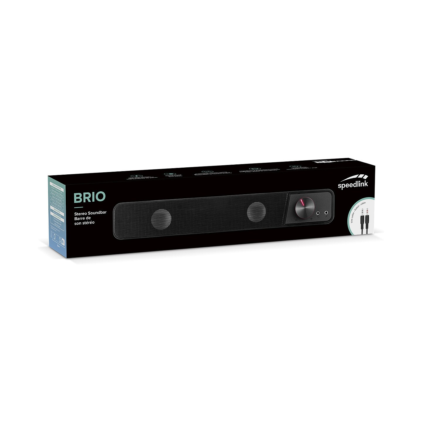 Speedlink Lautsprecher BRIO. Soundbar. Stereo. schwarz retail — Buy in Cyprus with Fast Delivery