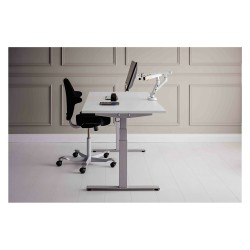 BakkerElkhuizen BE Flexible Dual Monitorarm White — Buy in Cyprus with Fast Delivery