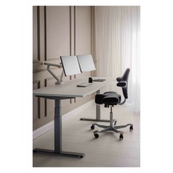 BakkerElkhuizen BE Flexible Dual Monitorarm White — Buy in Cyprus with Fast Delivery