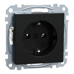 MERTEN MEG2301-0403 SCHUKO-Steckdose. Steckklemmen. schwarz matt. System M — Buy in Cyprus with Fast Delivery