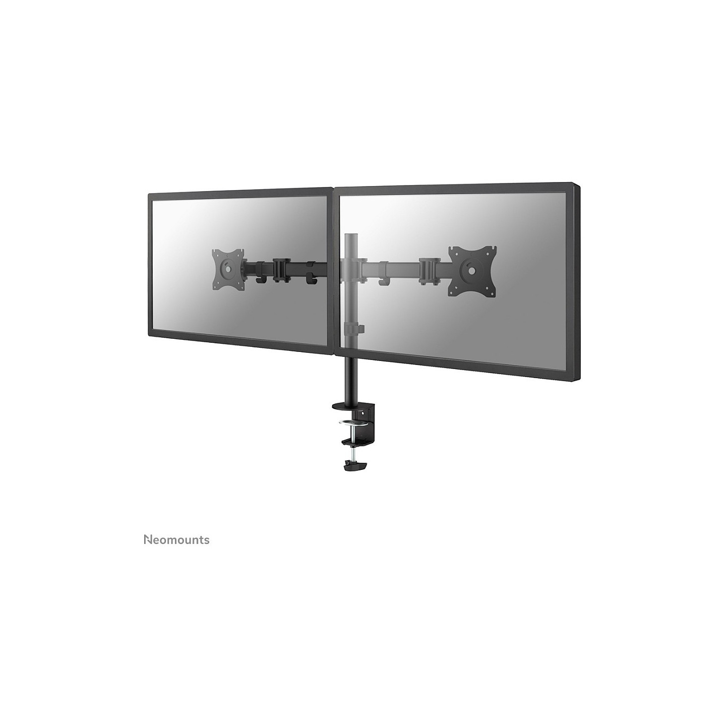 Neomounts Tischhalterung für 2 LCD-Display (10'-27') vollbeweglich - Schwarz — Buy in Cyprus with Fast Delivery