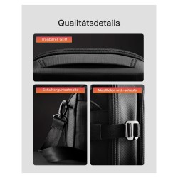 inateck Kabeltasche black 27cm 15.8cm 11cm — Buy in Cyprus with Fast Delivery