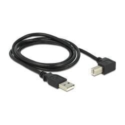 USB Delock USB 2.0 Typ-A - to Typ-B Steckewr gewinkelt 1m — Buy in Cyprus with Fast Delivery