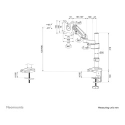 Full-Motion-Tischhalterung für 17-27' Bildschirme 7KG DS70-750BL1 Neomounts — Buy in Cyprus with Fast Delivery