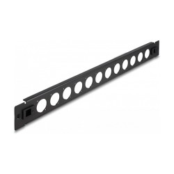 Delock 19? D-Typ Patchpanel 12 Port werkzeugfrei schwarz — Buy in Cyprus with Fast Delivery