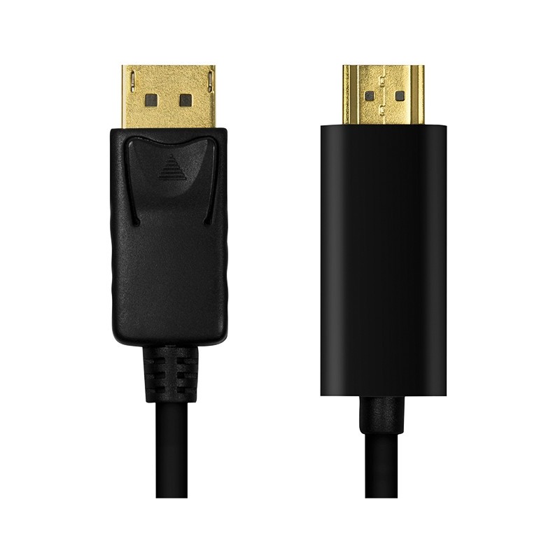 Buy LogiLink DisplayPort to HDMI Cable - CV0128 - DP 1.2 to HDMI 1.4, 3 m, Black in Cyprus, Nicosia, Limassol, Larnaka, Pafos