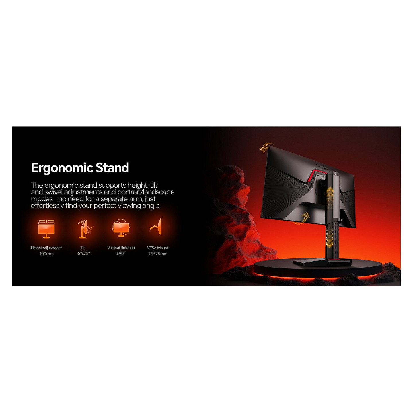 KOORUI G2741L 4K UHD Gaming Monitor 68.6 cm (27 Zoll) — Buy in Cyprus with Fast Delivery
