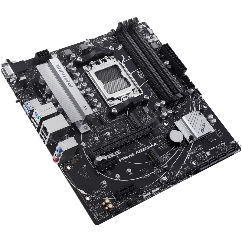 Buy ASUS PRIME A620M-A-CSM - AM5 Socket, DDR5, 4x DIMM, 128GB Max, micro-ATX in Cyprus, Nicosia, Limassol, Larnaka, Pafos