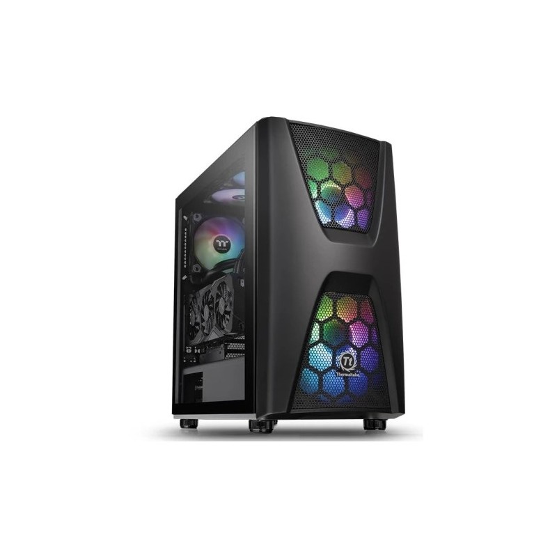 Buy Thermaltake Commander C34 TG - Mid Tower PC Case, Tempered Glass, ARGB, Blac... in Cyprus, Nicosia, Limassol, Larnaka, Pafos