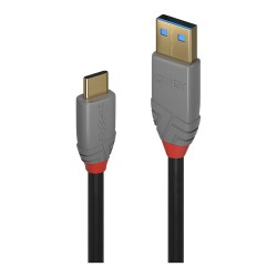 LINDY USB 3.2 Typ A an C Kabel. 5A PD. Anthra Line 2m — Buy in Cyprus with Fast Delivery