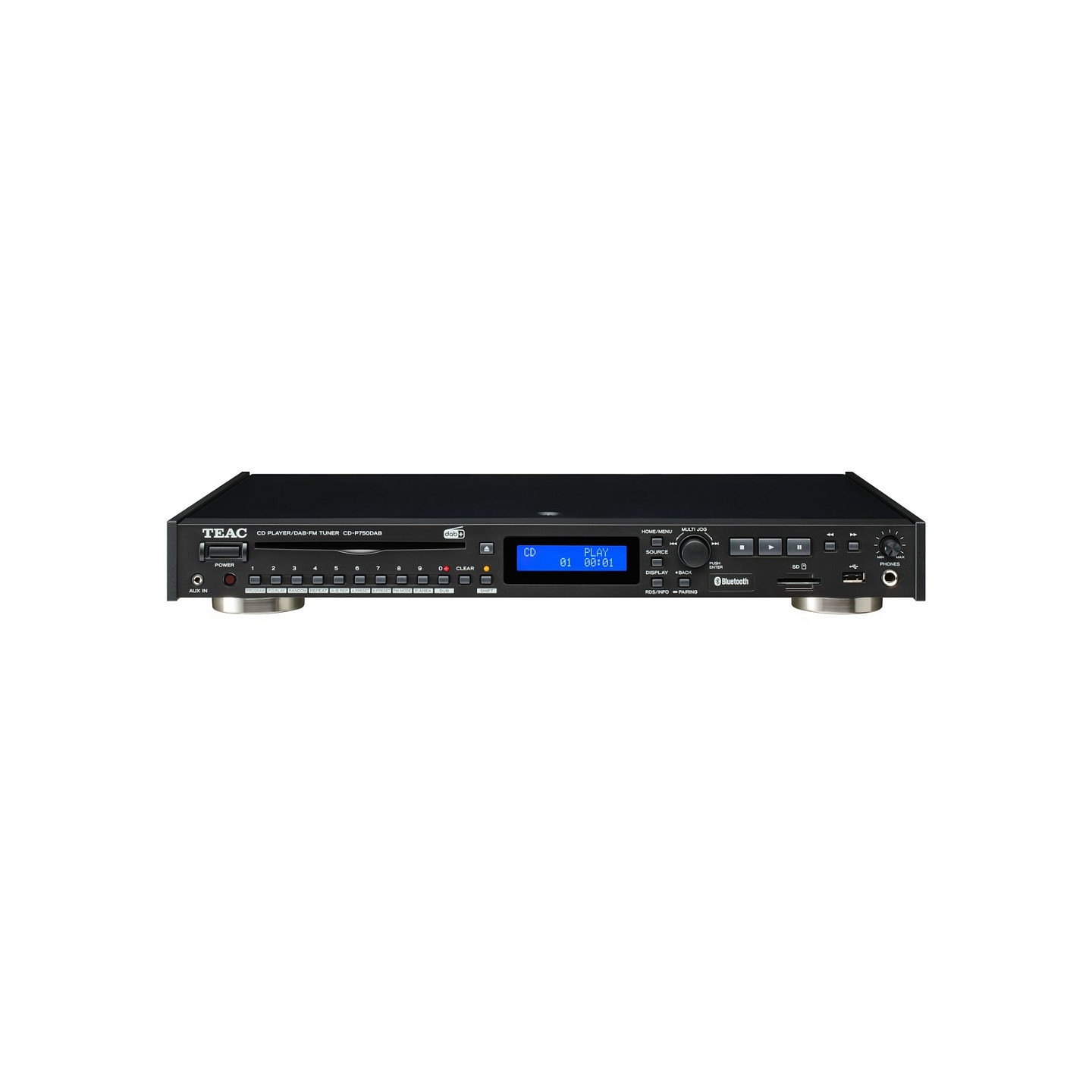 Teac CD-P750DAB-B CD-Player DAB+ - FM Radio mit Bluetooth — Buy in Cyprus with Fast Delivery