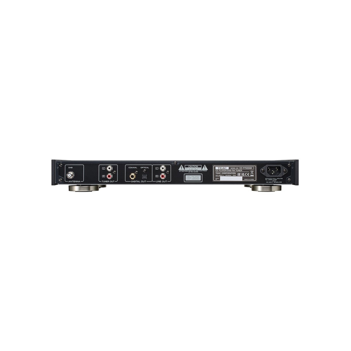 Teac CD-P750DAB-B CD-Player DAB+ - FM Radio mit Bluetooth — Buy in Cyprus with Fast Delivery