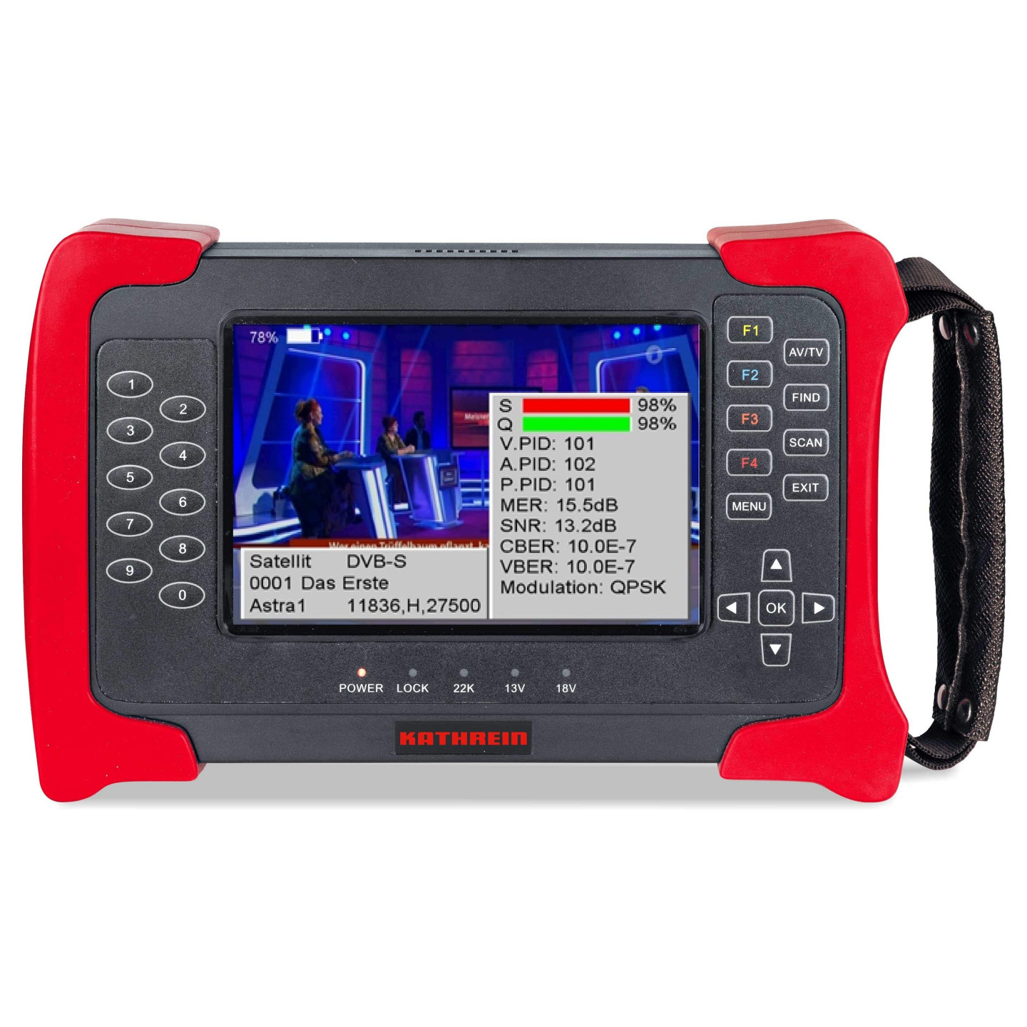 Kathrein MSK 20 Messgerät DVB-S -S2 -C -T -T2 — Buy in Cyprus with Fast Delivery