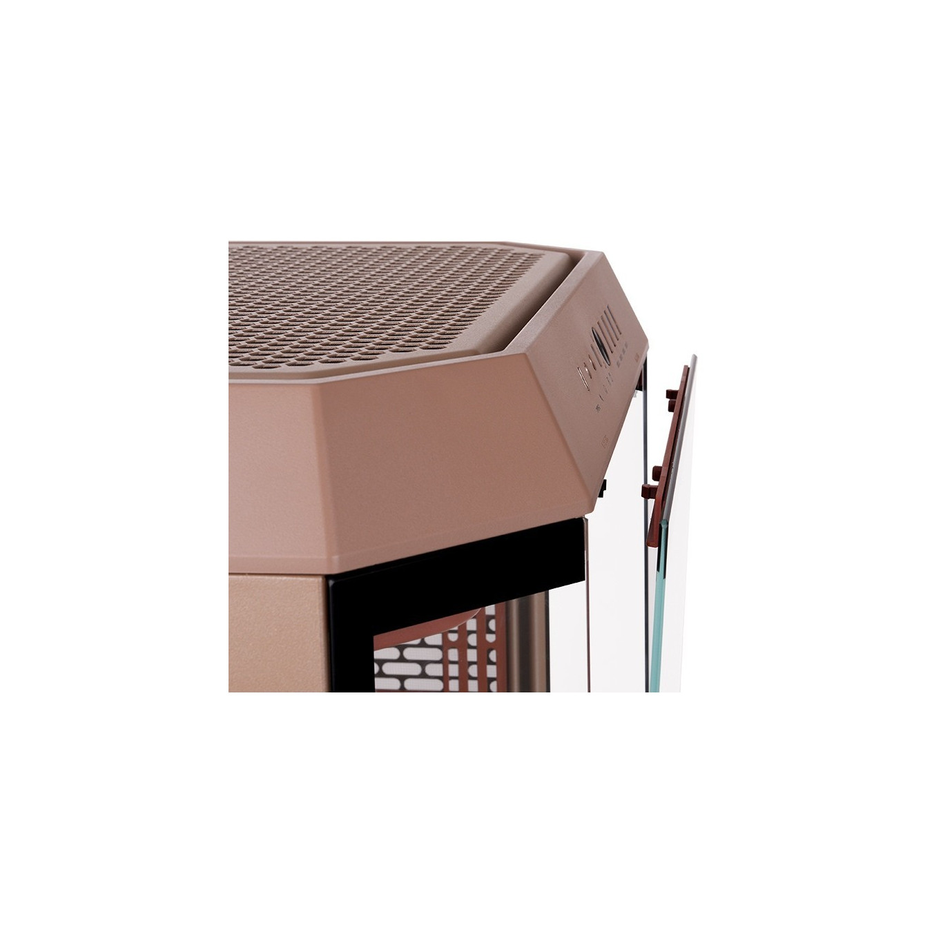 Thermaltake Tower 600 TG - Mid Tower PC Case, Sand, Tempered Glass, ATX/mATX/mini-ITX, USB-C