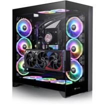 Thermaltake CTE E600 MX - Mid Tower PC Case - Black, Tempered Glass, E-ATX/ATX/mATX/ITX, USB-C