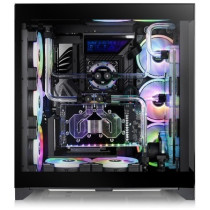Thermaltake CTE E600 MX - Mid Tower PC Case - Black, Tempered Glass, E-ATX/ATX/mATX/ITX, USB-C