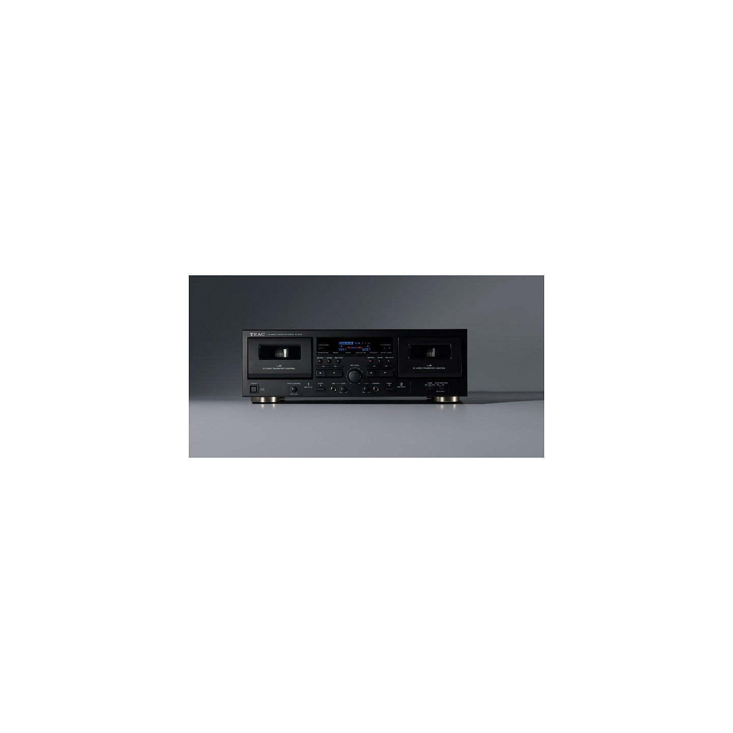 TEAC W-1200 Doppel-Kassettendeck USB-Ausgang schwarz — Buy in Cyprus with Fast Delivery