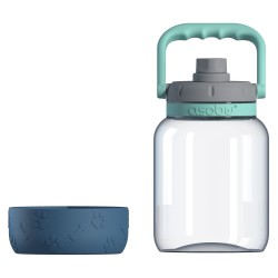 Asobu - The Barkley Dog Bowl - Tritanflasche 1.5 Liter mit Hundenapf blau — Buy in Cyprus with Fast Delivery