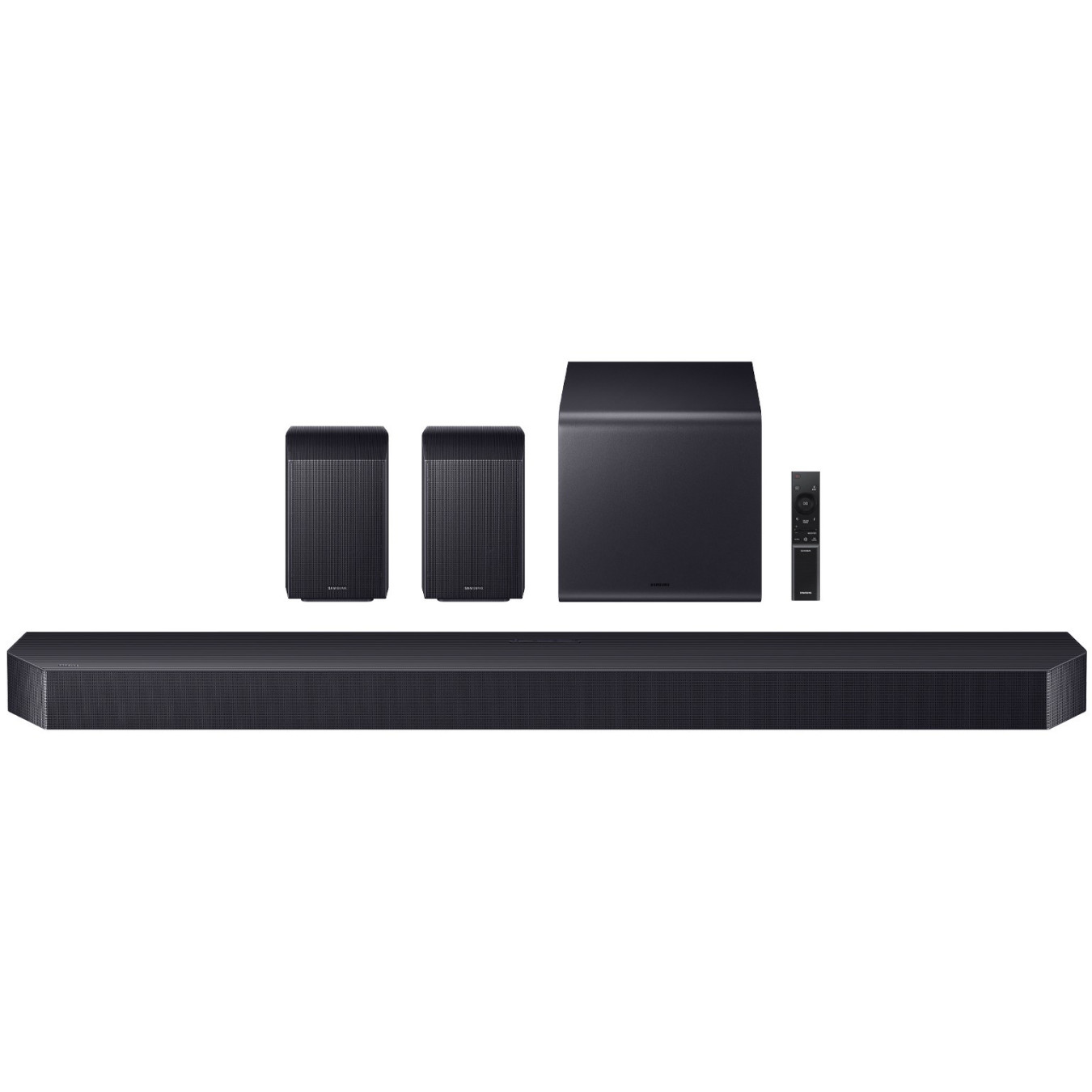 Samsung Soundbar HW-Q990F - 11.1.4ch Dolby Atmos & DTS:X, Wireless Active Subwoofer - Titan Black