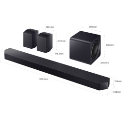 Buy Samsung Soundbar HW-Q990F - 11.1.4ch Dolby Atmos & DTS:X, Wireless Active Su... in Cyprus, Nicosia, Limassol, Larnaka, Pafos